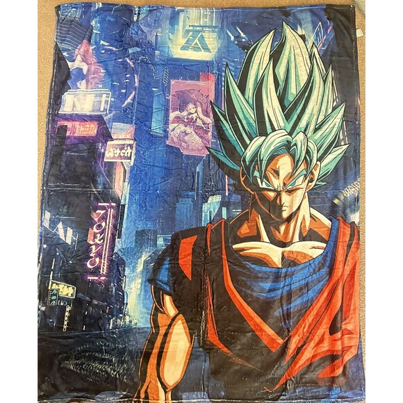 Anime 3D D-Dragon-Ball Cartoon Soft Plush Blanket Flannel Blanket Throw - Picture 6 of 8